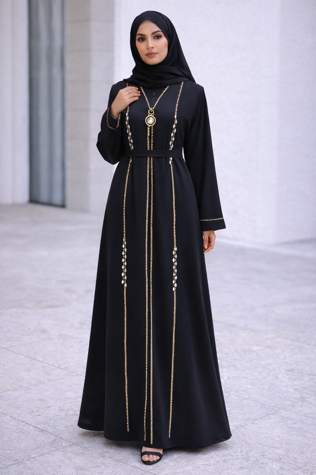 Black Gold Premium Abaya